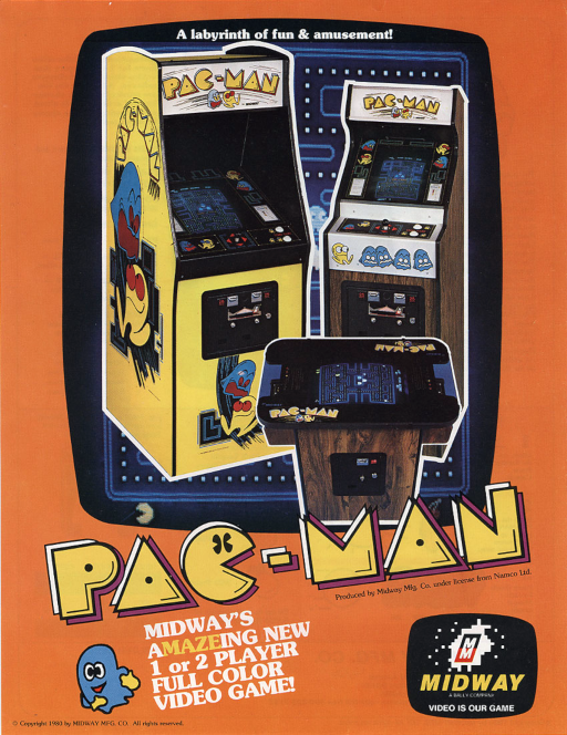 Pac-Man (Midway) Game Cover